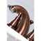 Kingston Brass KB956AKL Duchess Widespread Bathroom Faucet W/ Plastic Pop-Up, Copper KB956AKL - alternate 4